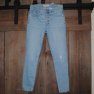 Madewell 9" High-Rise Skinny Crop
